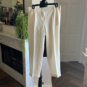 Fendi crepe ivory pants